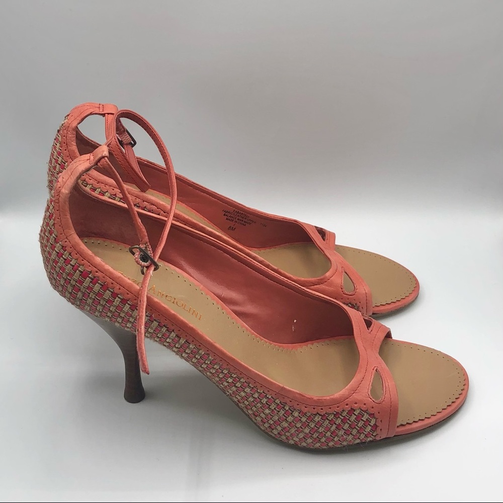 ENZO ANGIOLINI OPEN TOE PUMPS